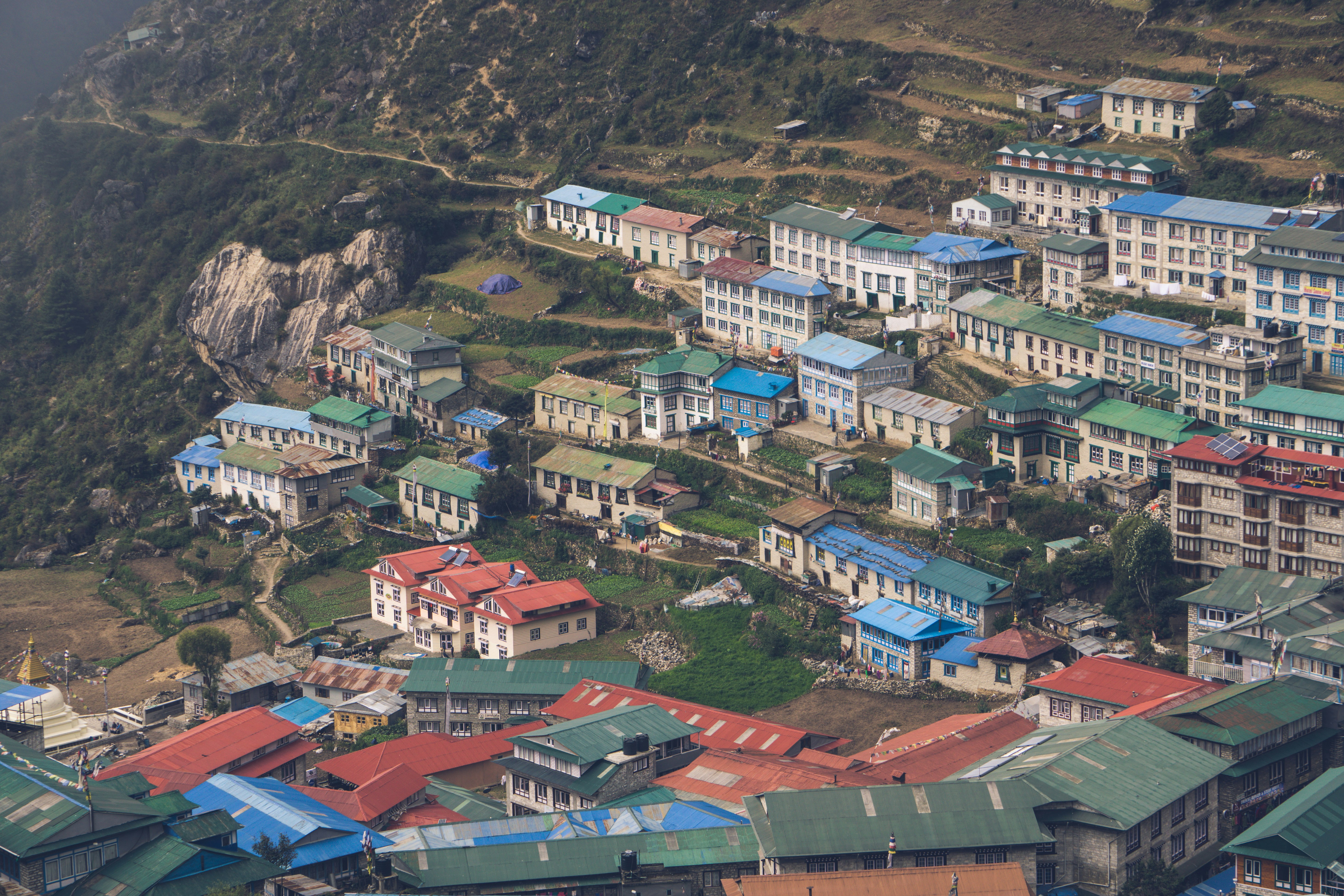 houses on hills